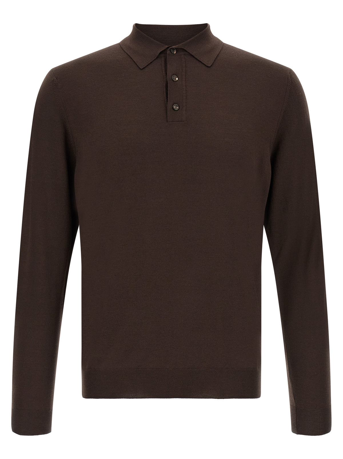 Cardigan ZANONE en laine vierge marron