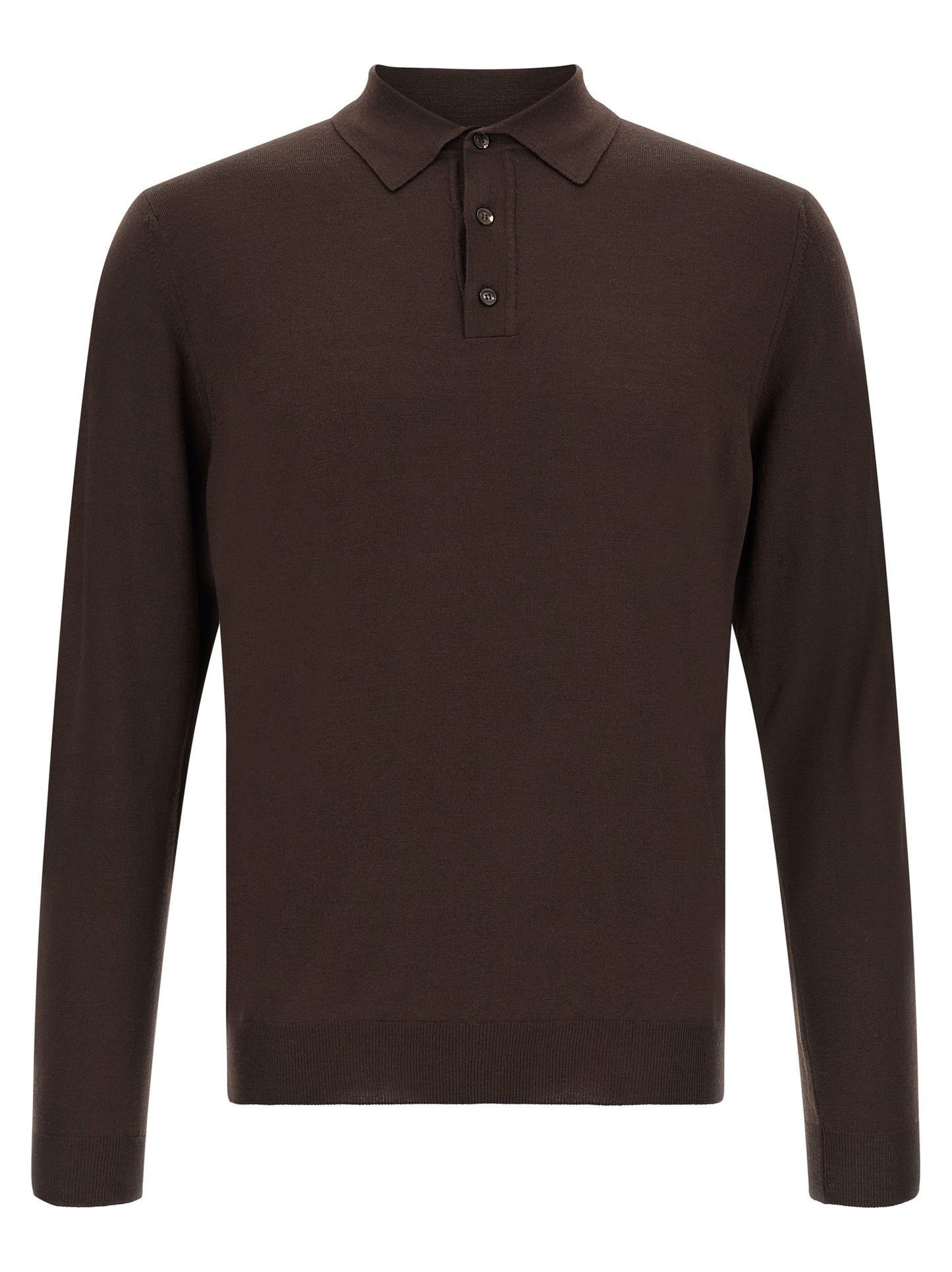 Cardigan ZANONE en laine vierge marron