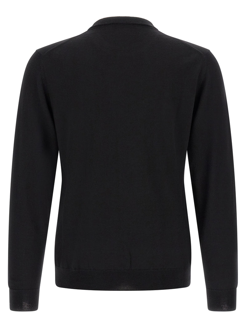 ZANONE Black Virgin Wool Cardigan