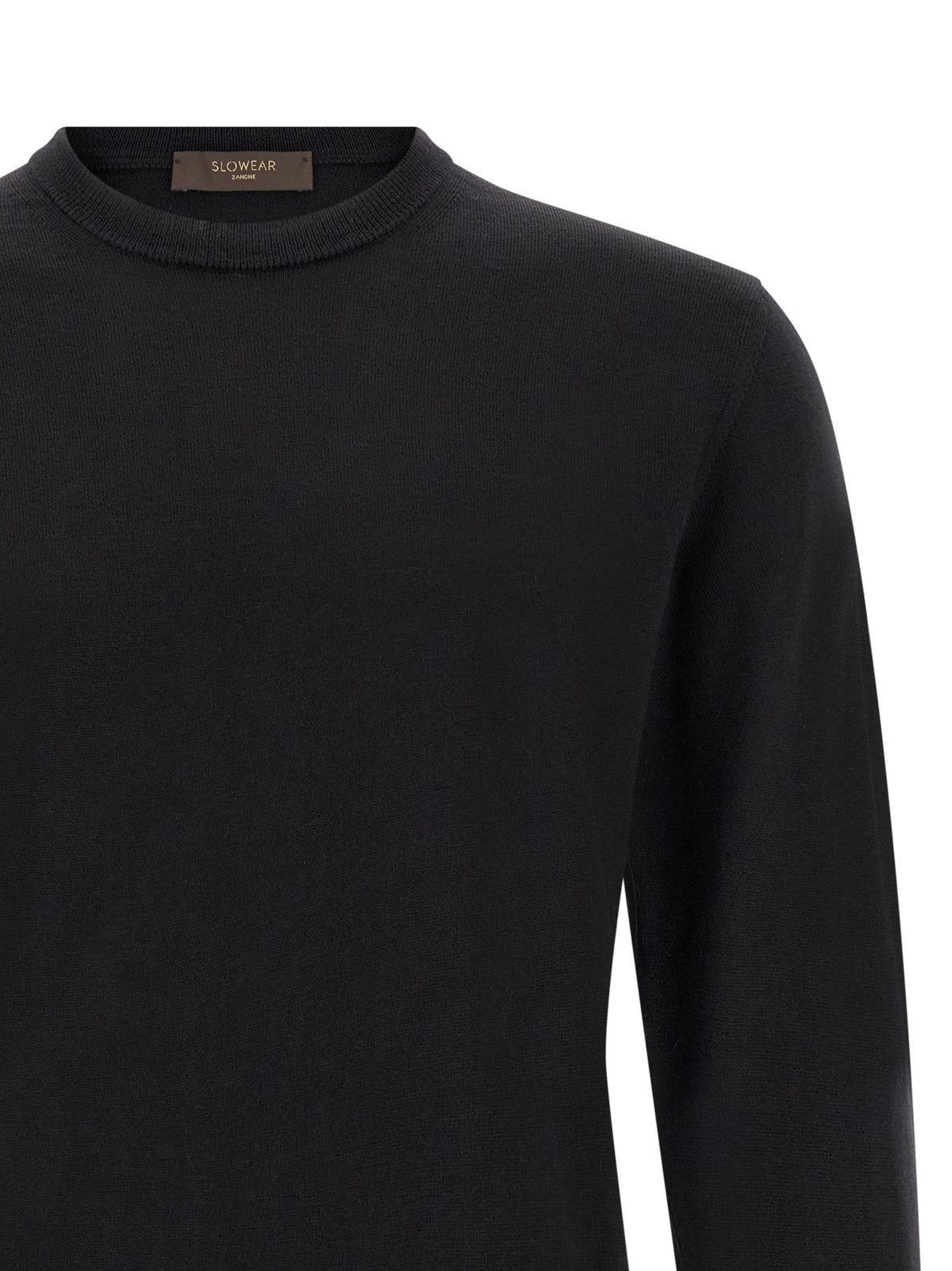ZANONE Cardigan noir en laine vierge