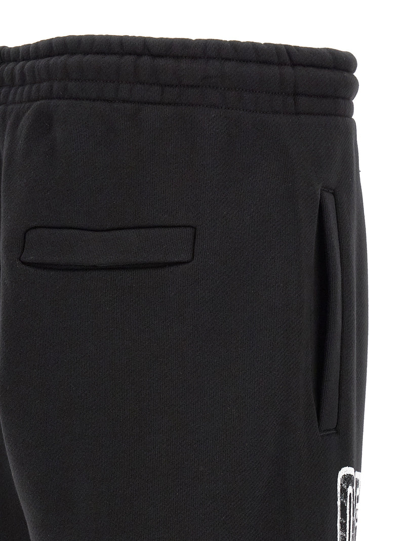 Off-White Black Cotton Joggers (Workout Pants)