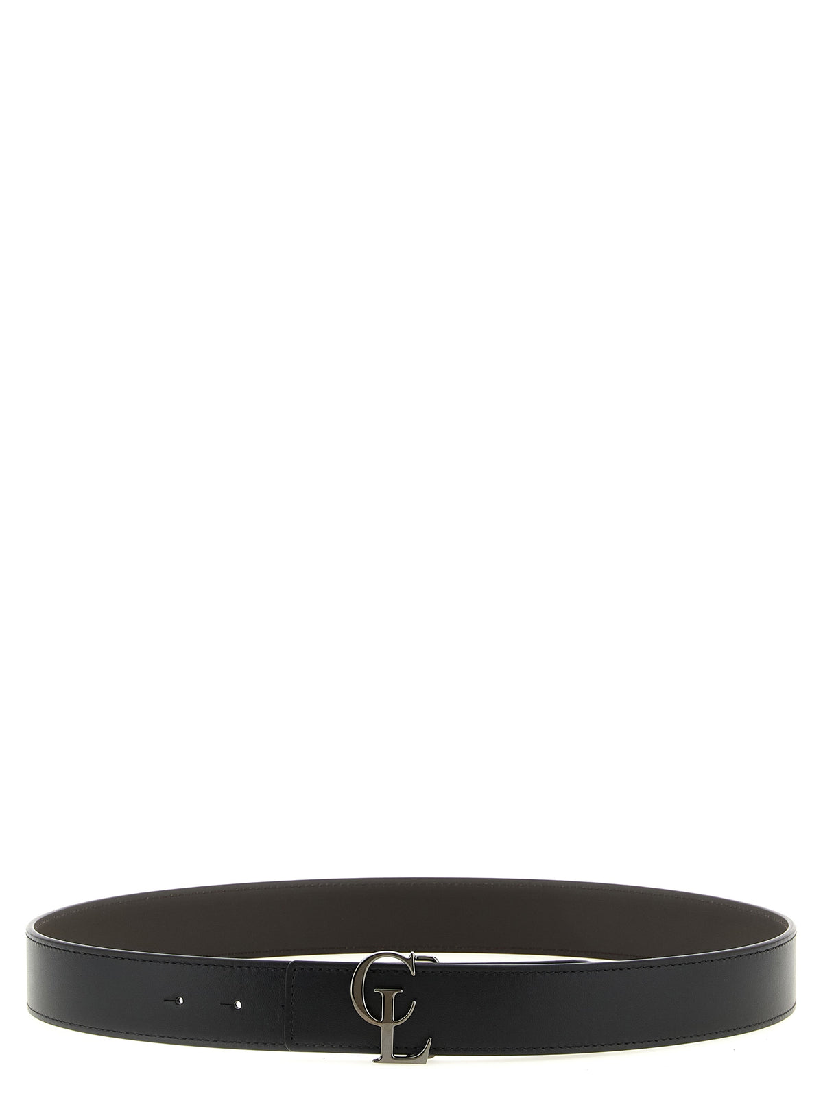 Ceinture Christian Louboutin en cuir de veau multicolore