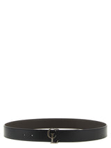 Ceinture Christian Louboutin en cuir de veau multicolore