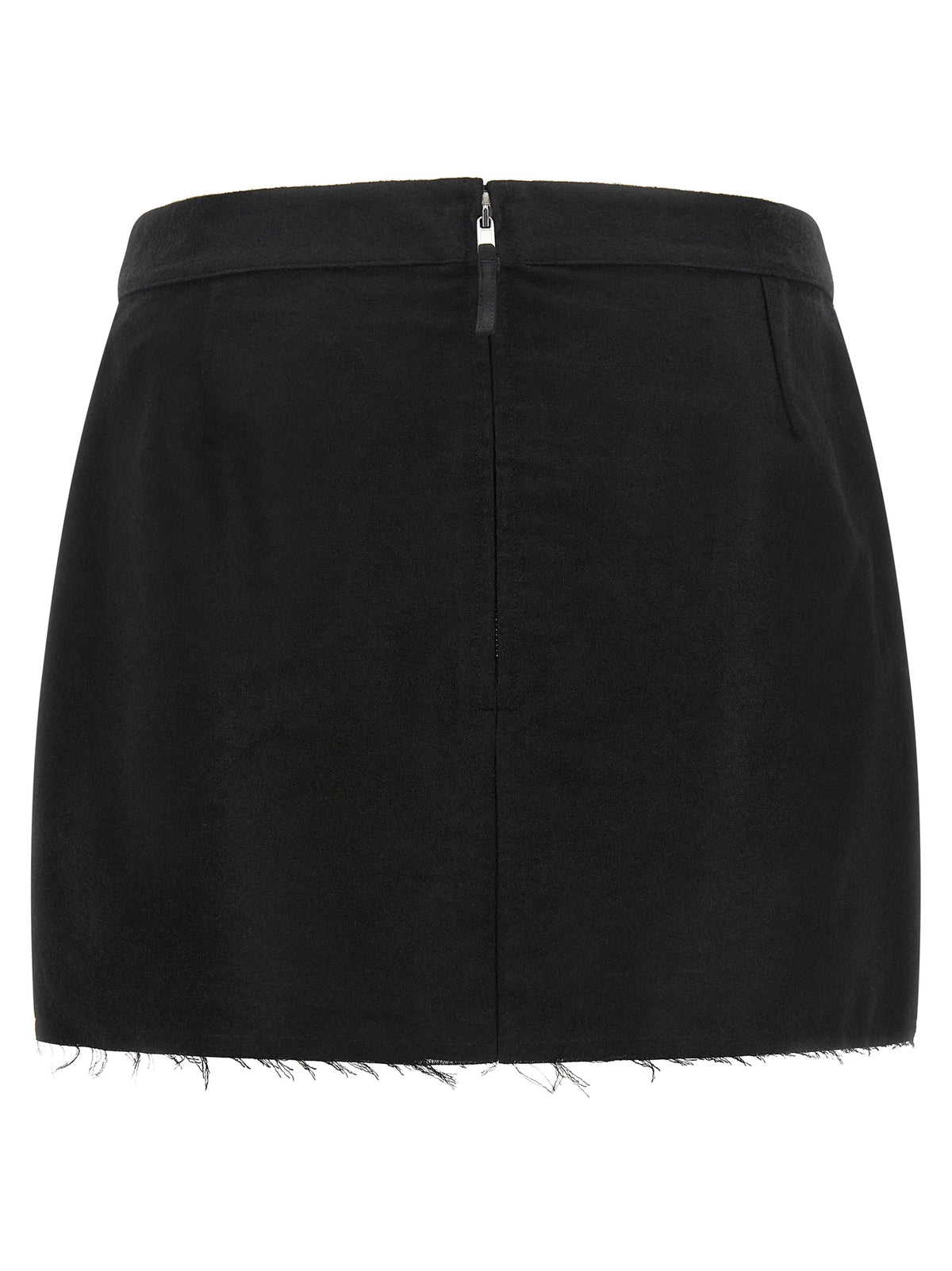 Jupe longue en ramie noire Rick Owens