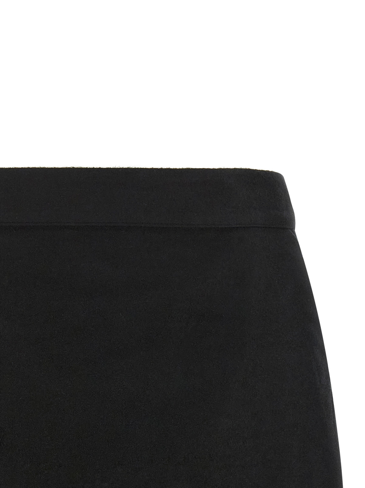Jupe longue en ramie noire Rick Owens
