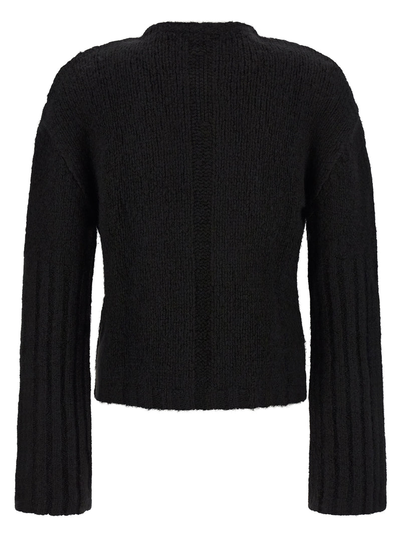 Cardigan en cachemire noir Rick Owens