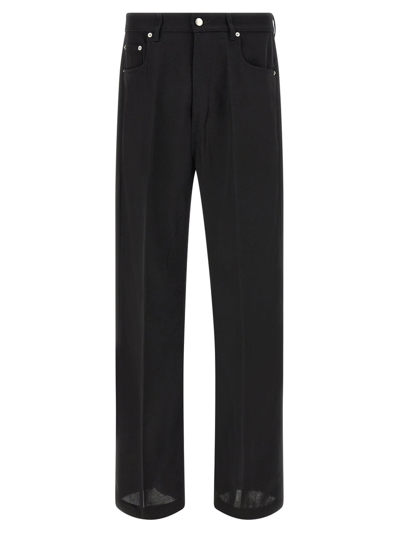 Jean ample en coton noir Rick Owens