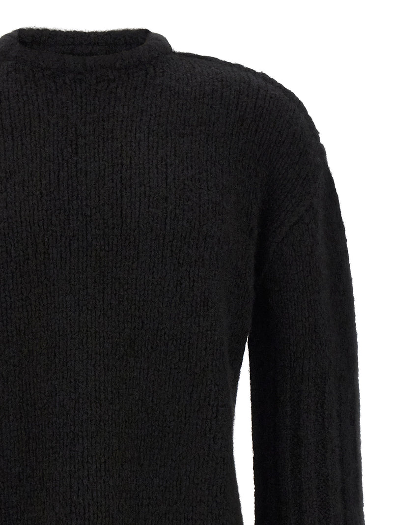 Cardigan en cachemire noir Rick Owens