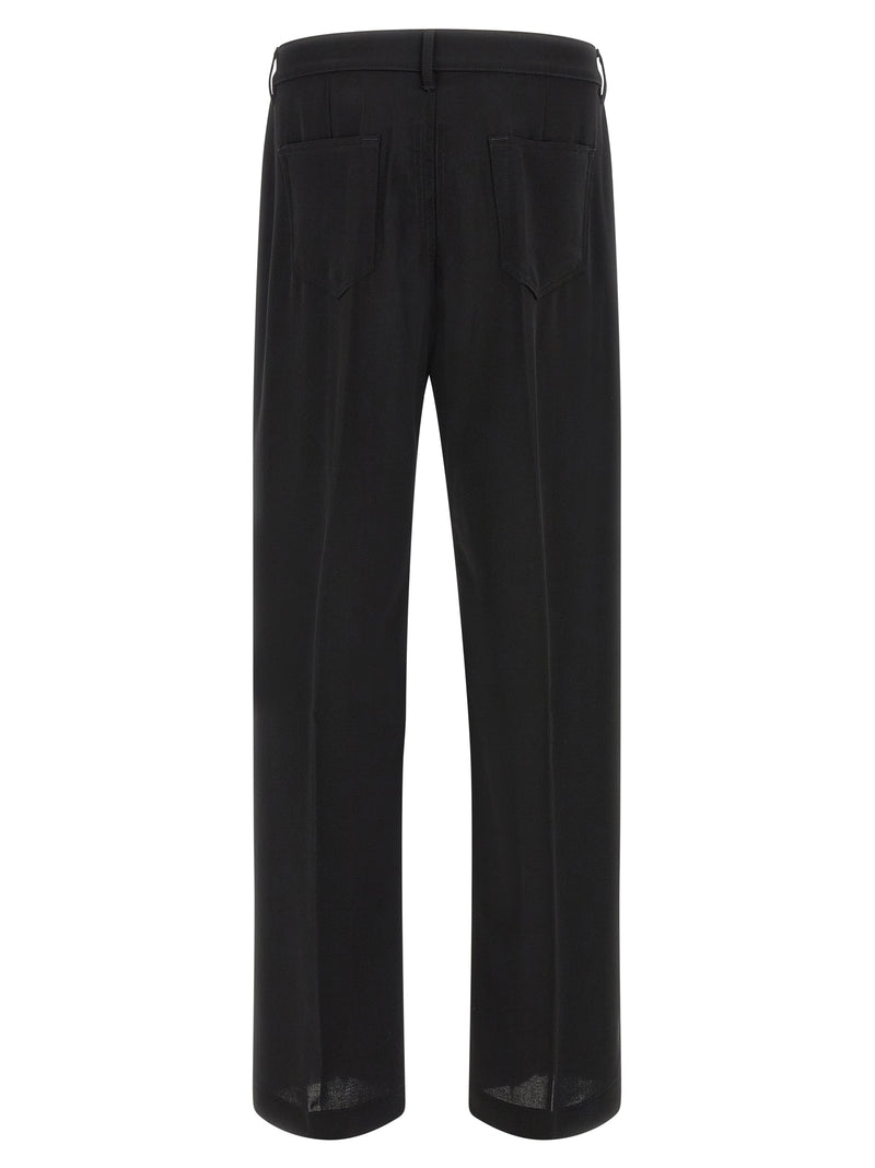 Jean ample en coton noir Rick Owens