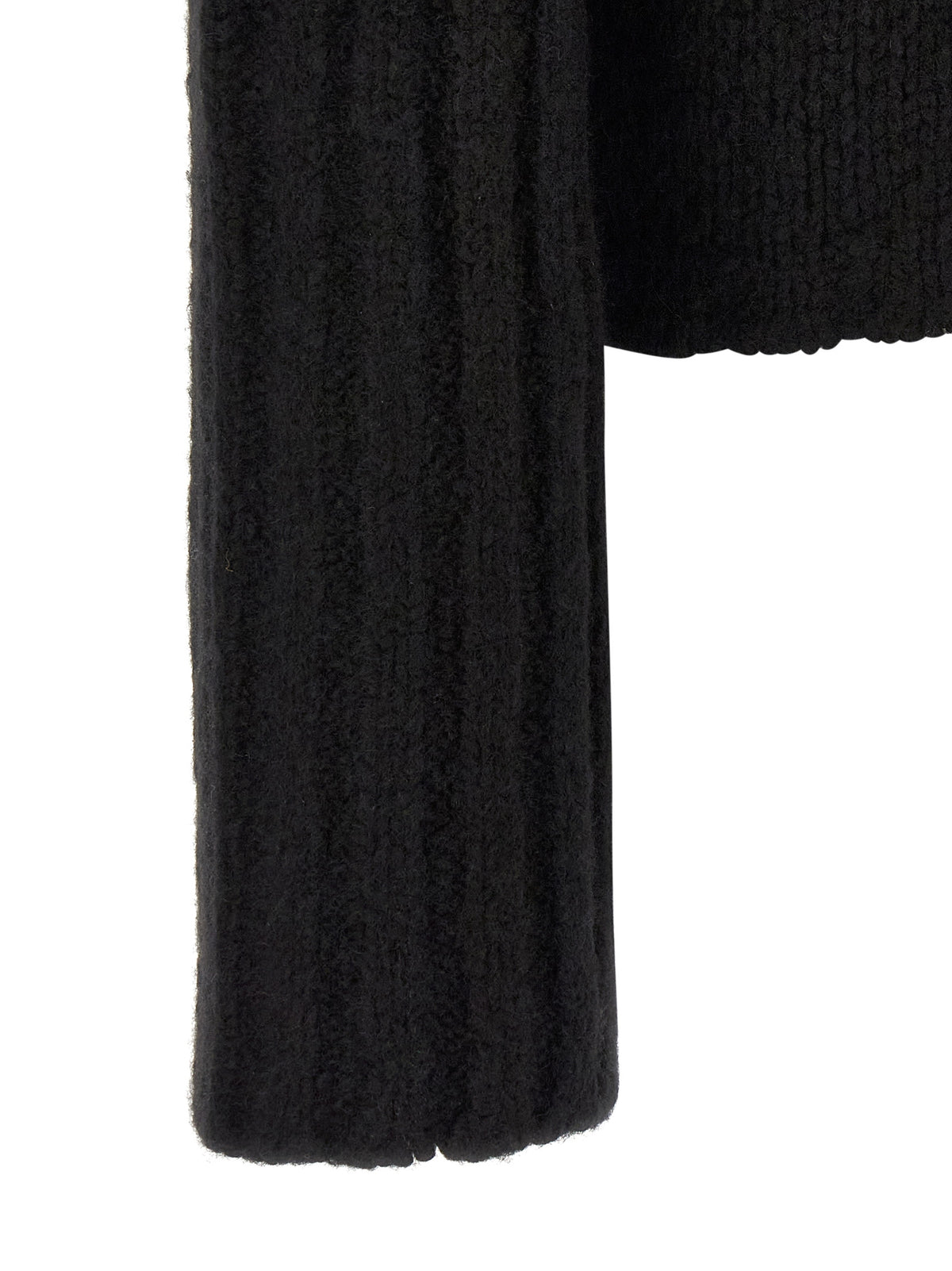 Cardigan en cachemire noir Rick Owens