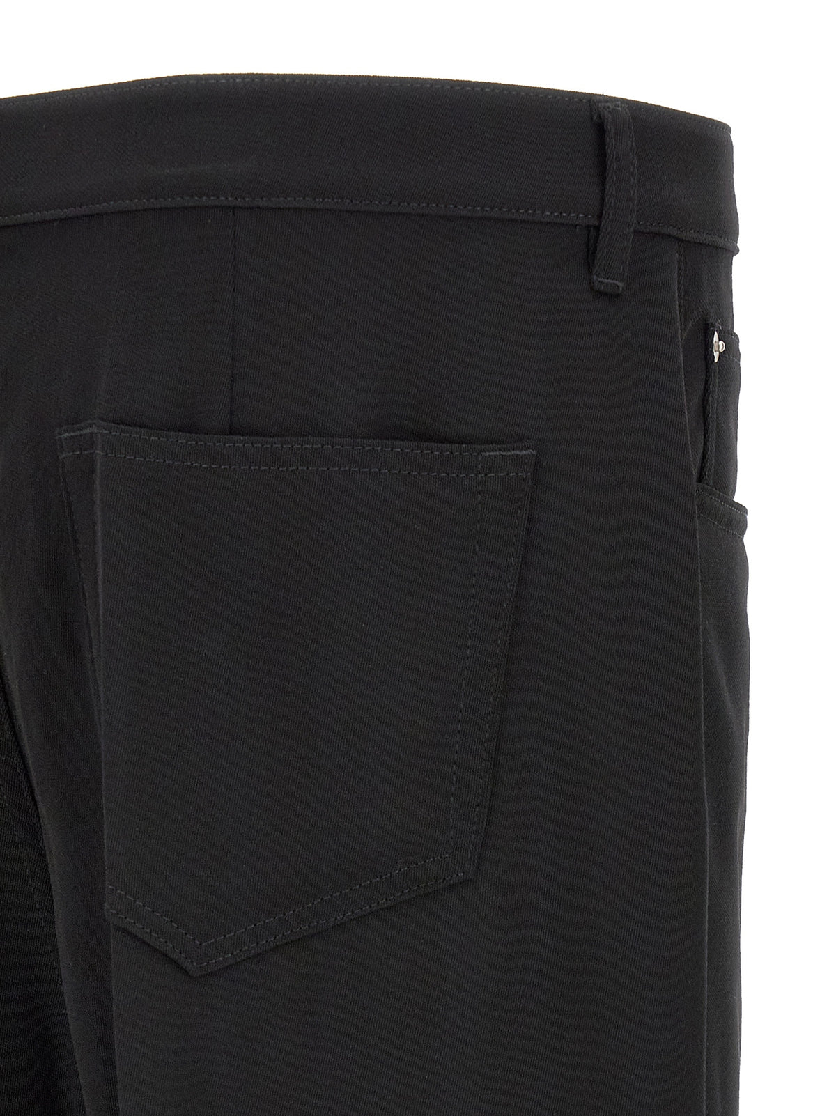 Jean ample en coton noir Rick Owens