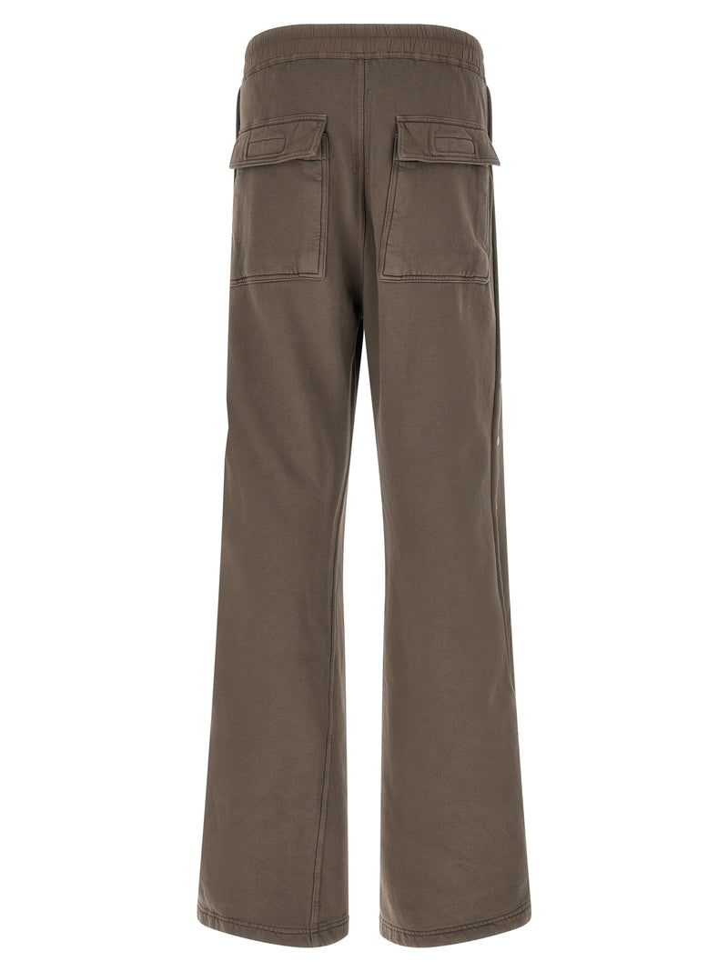 DRKSHDW Pantalon évasé en coton gris