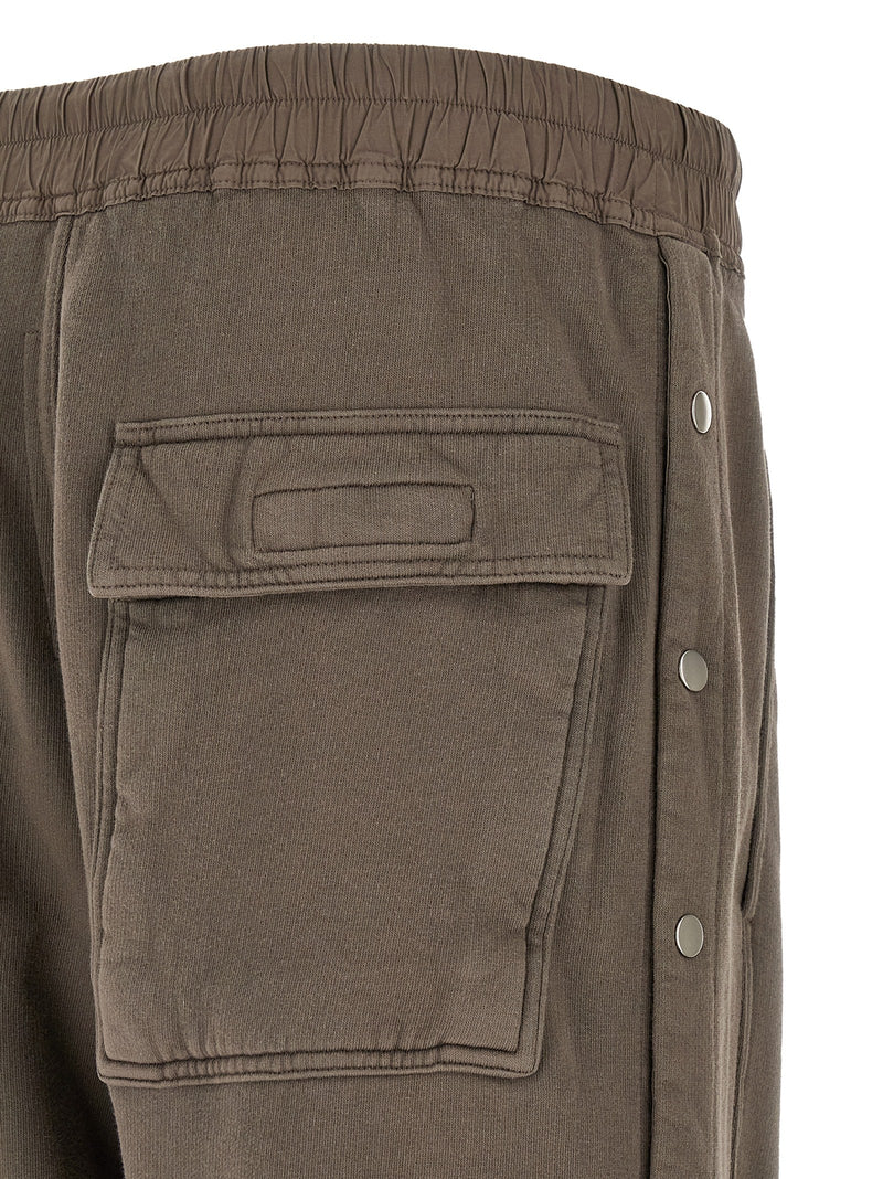 DRKSHDW Pantalon évasé en coton gris