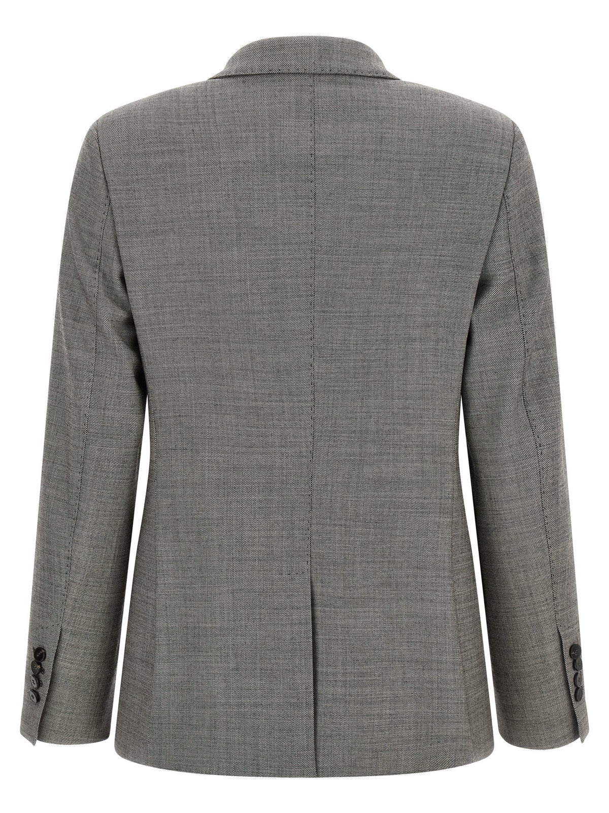 Blazer en laine grise Alberto Biani