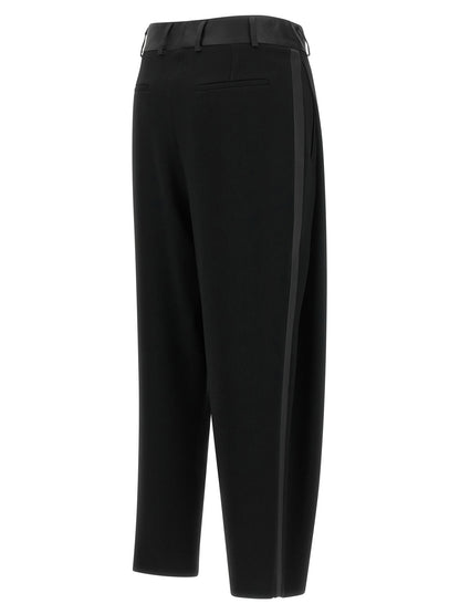 Alberto Biani Black Triacetate Dress Pants