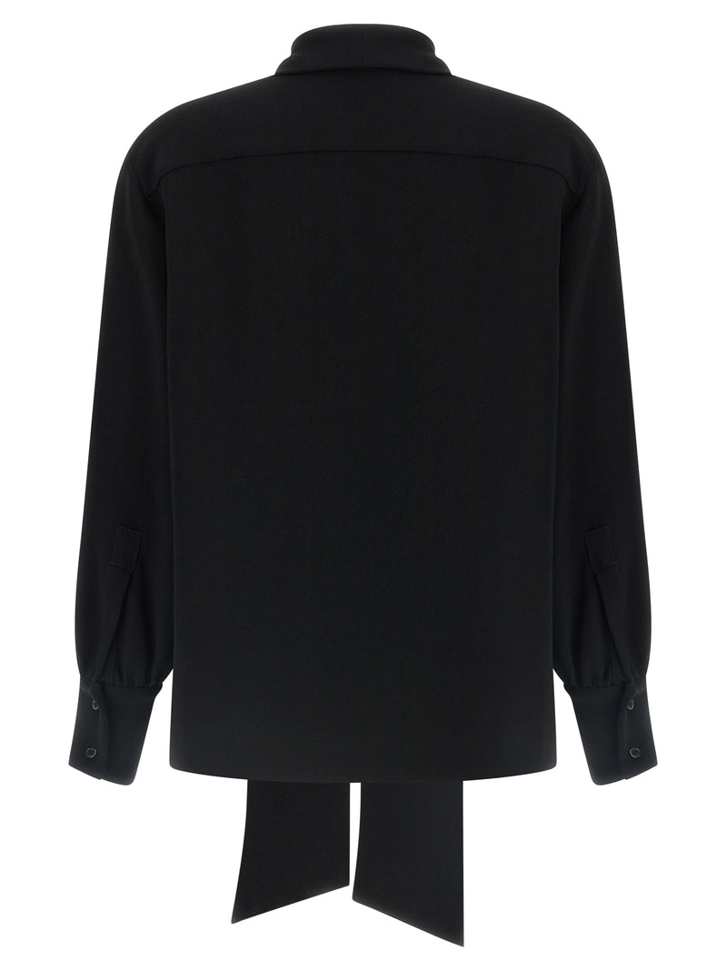 Alberto Biani Blouse noire en triacétate