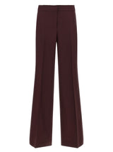 Pantalon en polyester violet Gianluca Capannolo