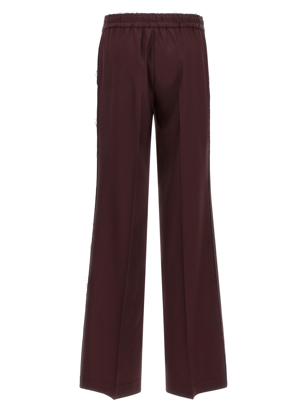 Pantalon en polyester violet Gianluca Capannolo