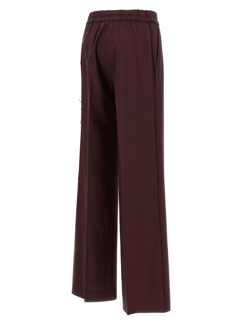 Pantalon en polyester violet Gianluca Capannolo