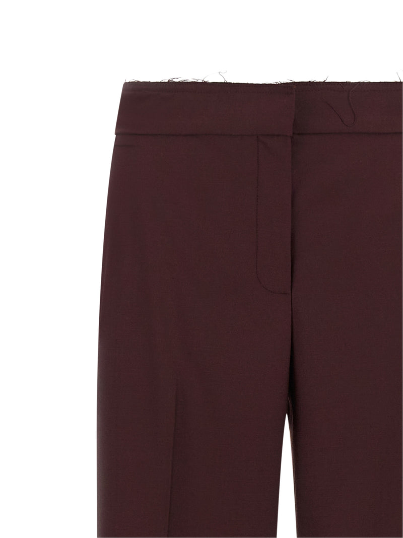 Pantalon en polyester violet Gianluca Capannolo