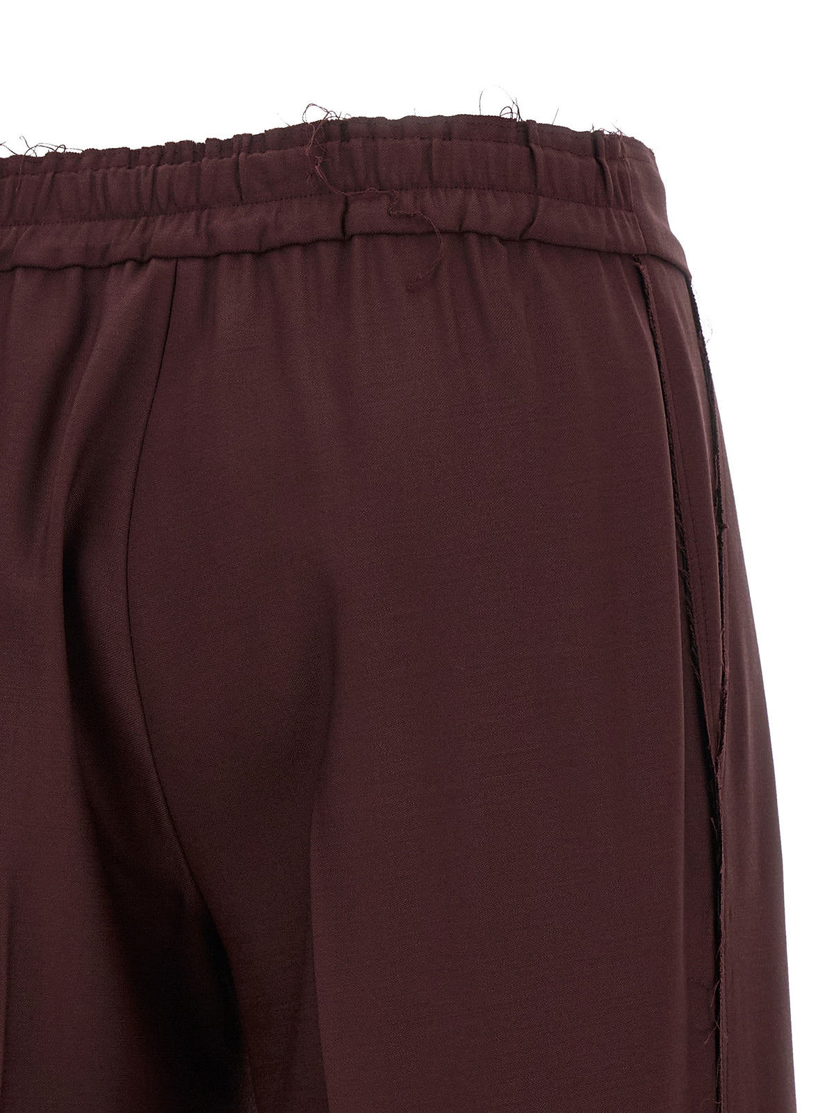 Pantalon en polyester violet Gianluca Capannolo