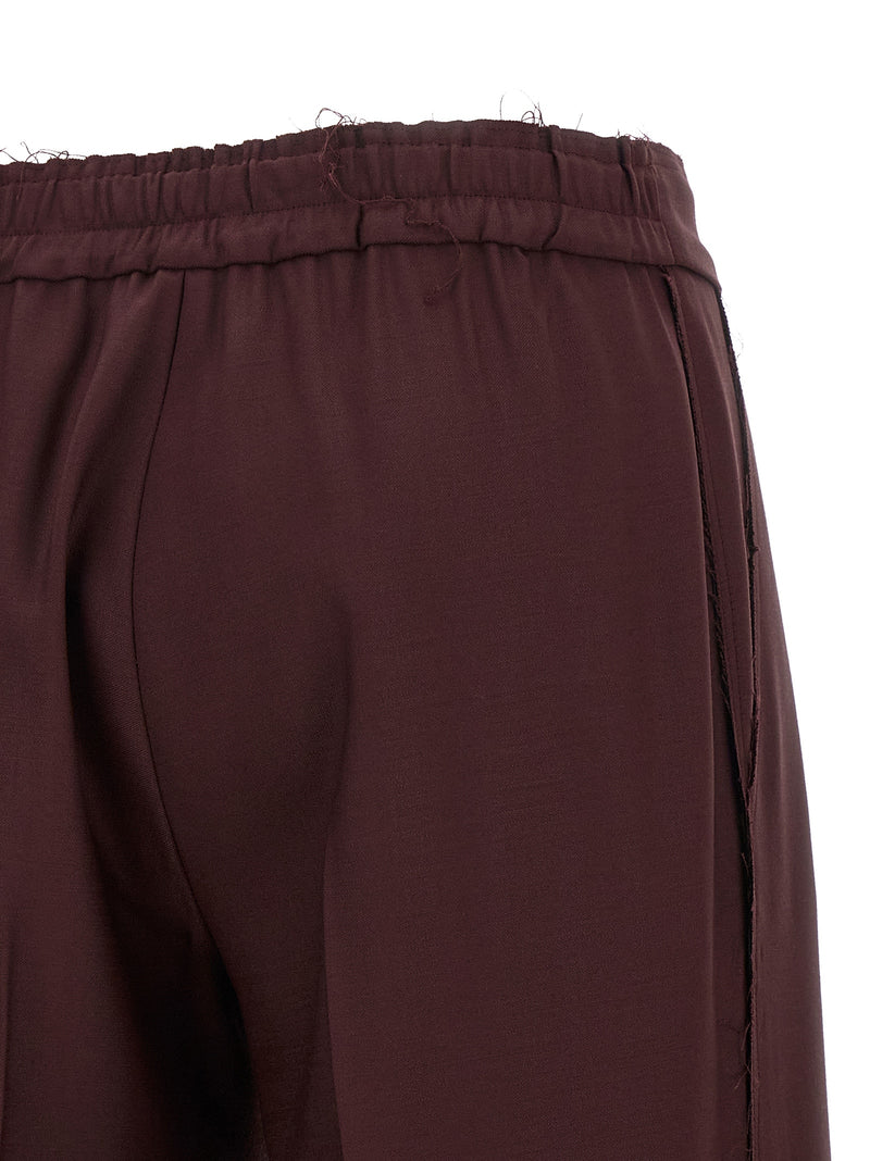 Pantalon en polyester violet Gianluca Capannolo