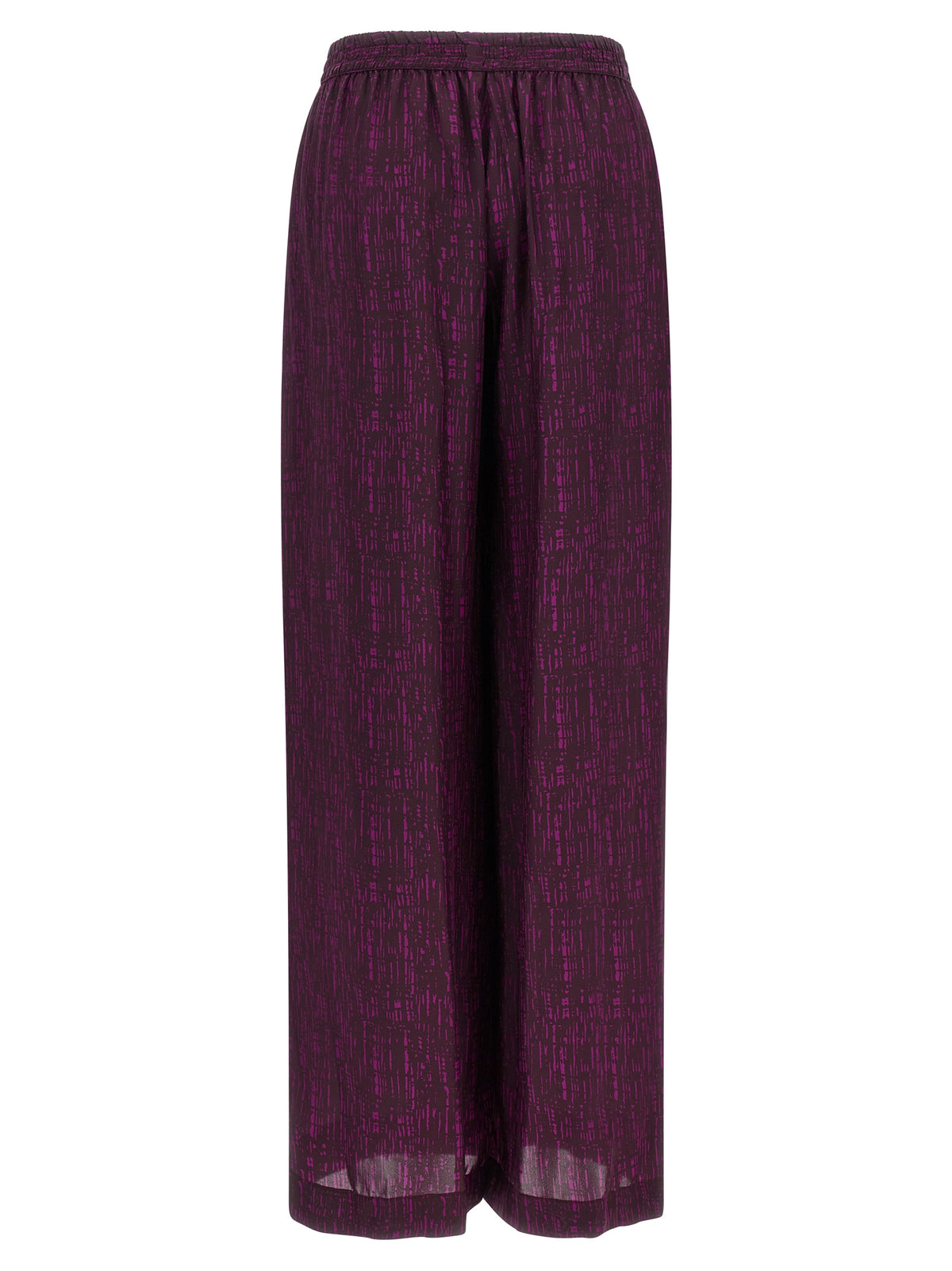 Pantalon décontracté Gianluca Capannolo en viscose violette