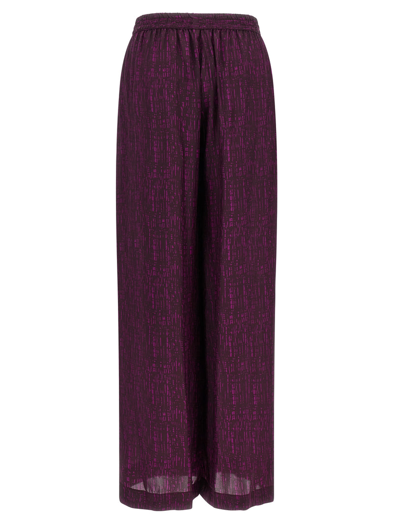 Pantalon décontracté Gianluca Capannolo en viscose violette