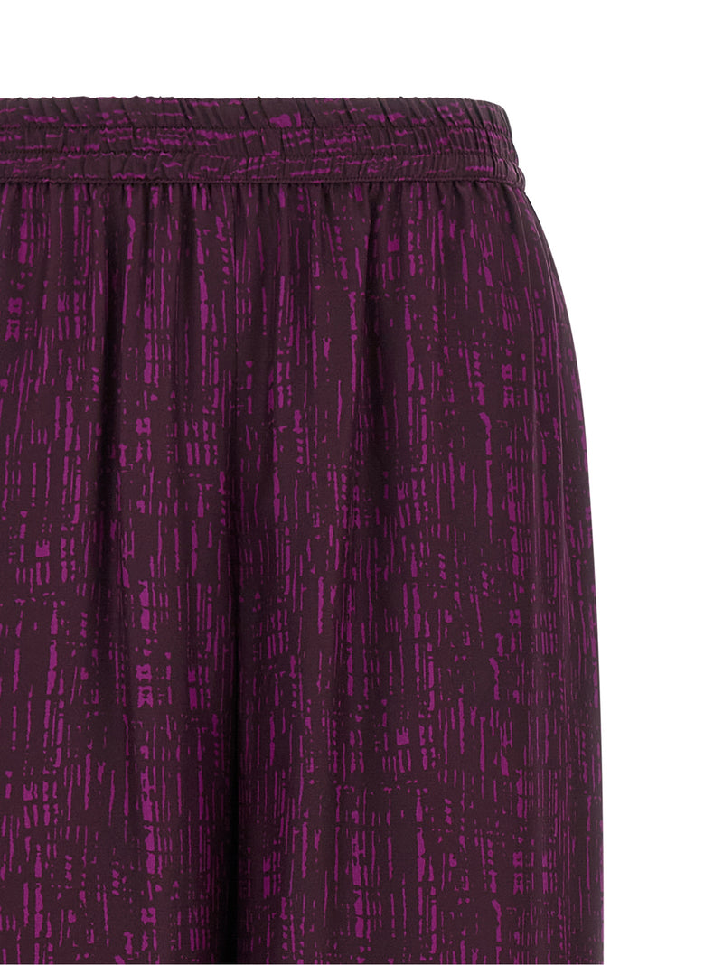 Pantalon décontracté Gianluca Capannolo en viscose violette