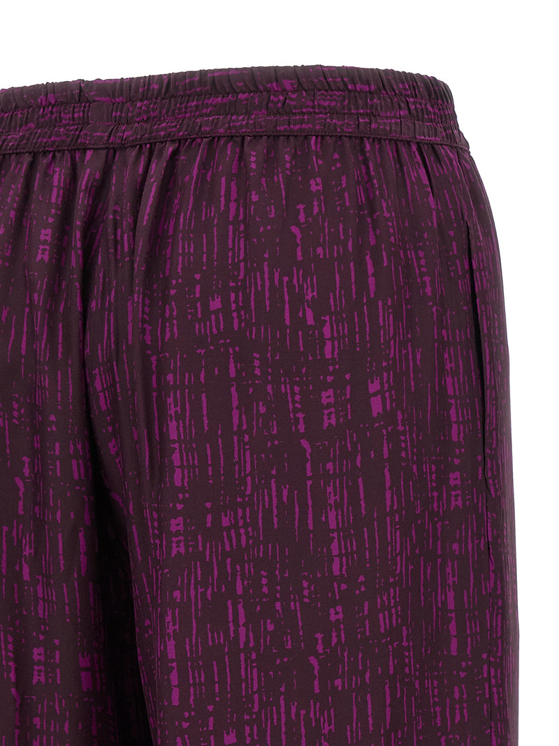 Pantalon décontracté Gianluca Capannolo en viscose violette