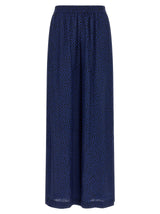 Pantalon décontracté bleu en viscose Gianluca Capannolo