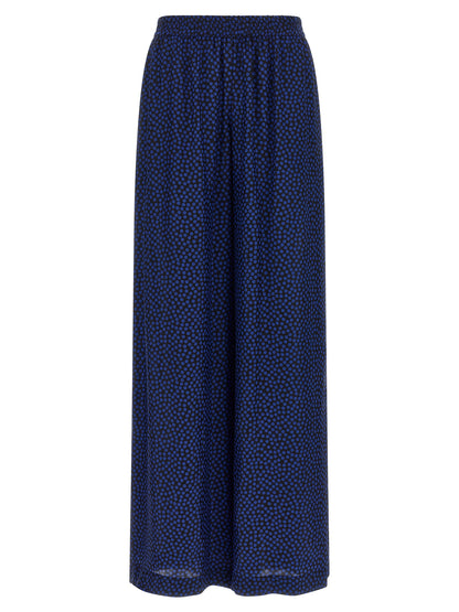 Pantalon décontracté bleu en viscose Gianluca Capannolo