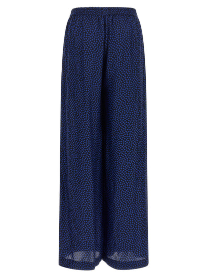 Pantalon décontracté bleu en viscose Gianluca Capannolo