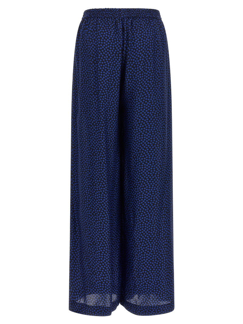 Pantalon décontracté bleu en viscose Gianluca Capannolo