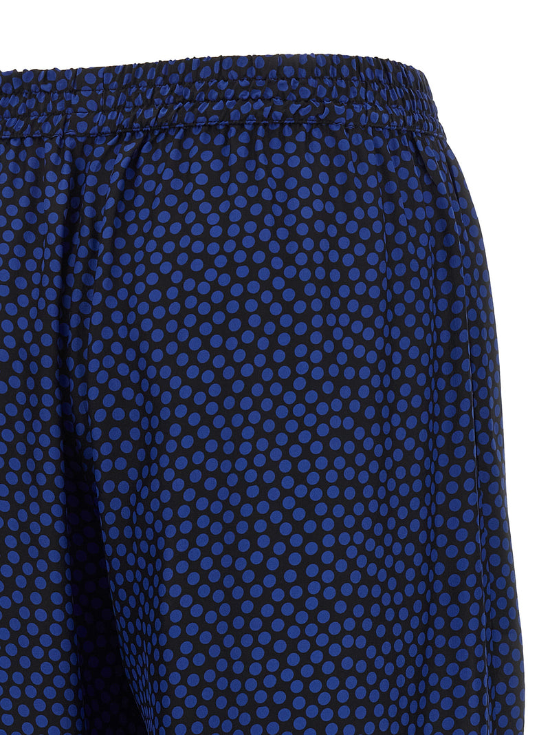Pantalon décontracté bleu en viscose Gianluca Capannolo