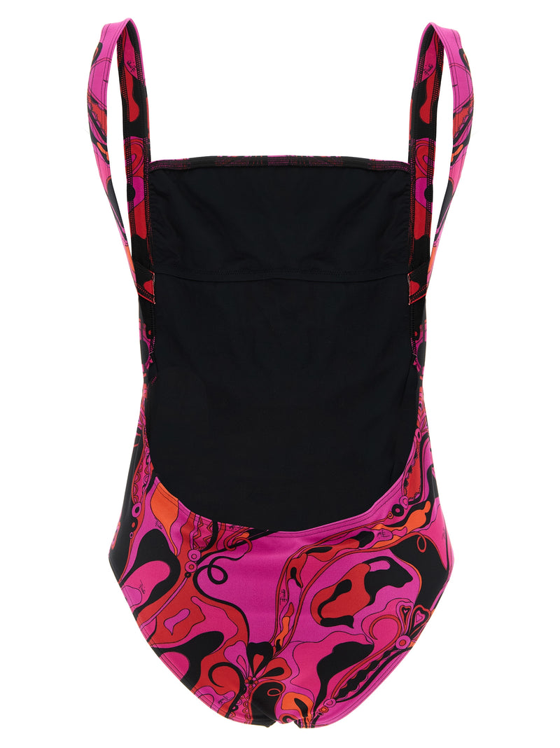 Maillot de bain une pièce en polyamide fuchsia Emilio Pucci