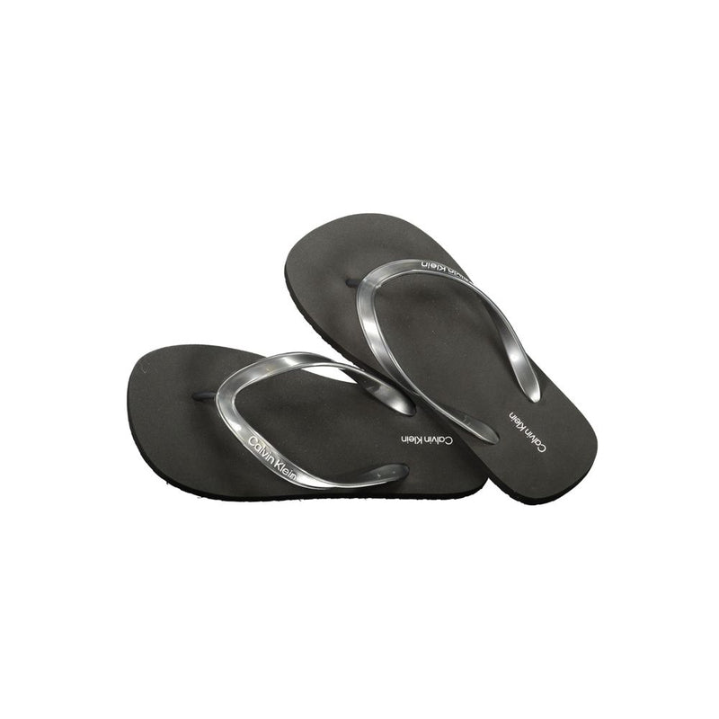 Calvin Klein Sandales noires en polyuréthane pour femme
