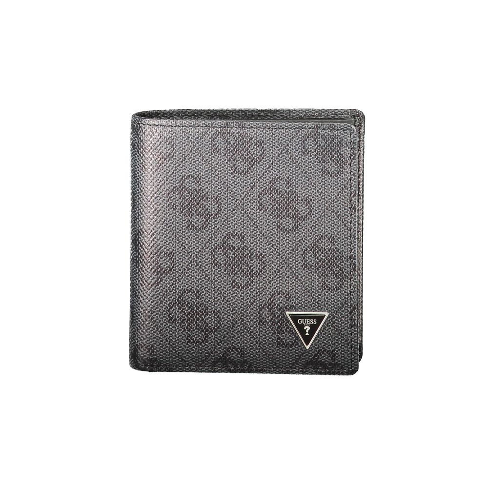 Portefeuille Guess en cuir noir pour homme