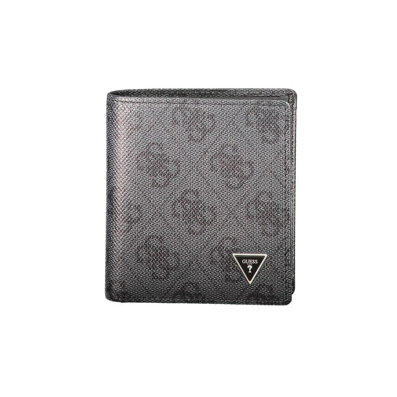 Portefeuille Guess en cuir noir pour homme