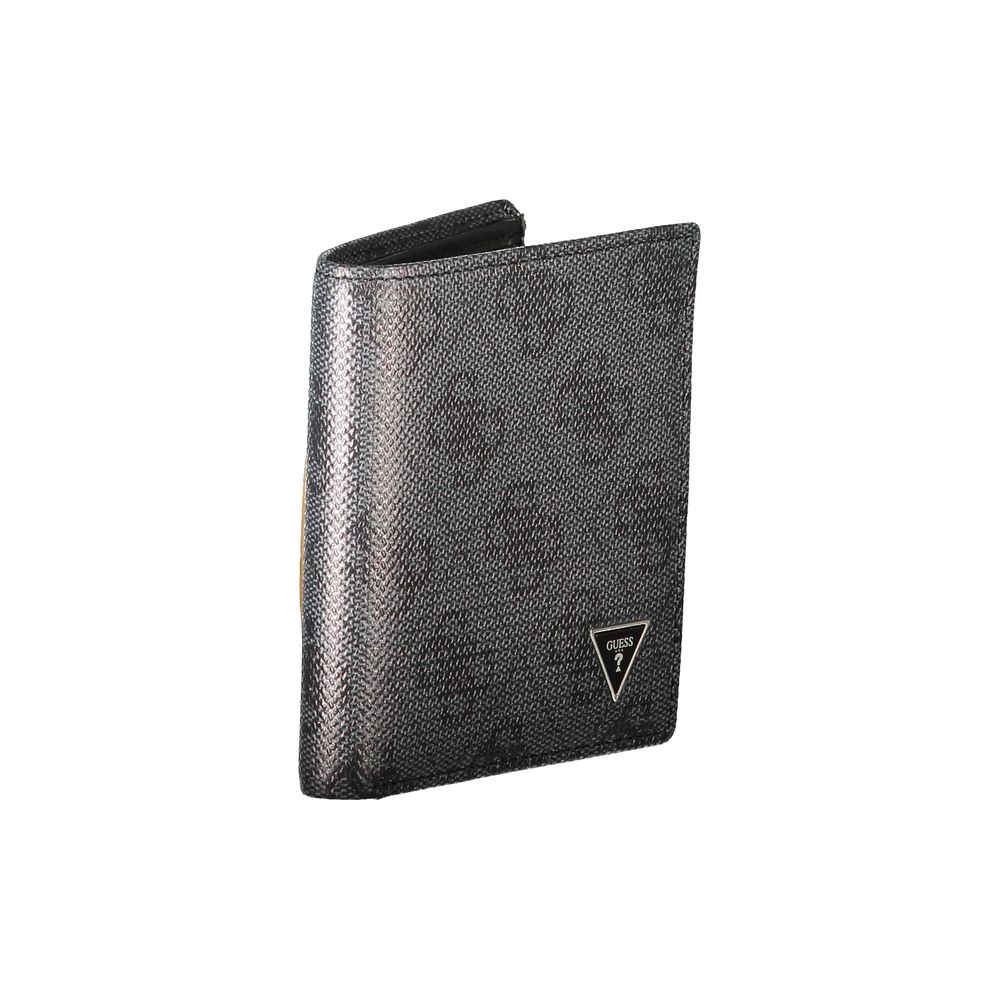 Portefeuille Guess en cuir noir pour homme