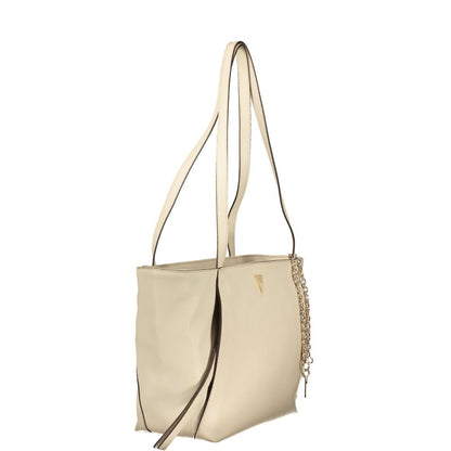 Sac femme Guess Jeans en polyuréthane beige