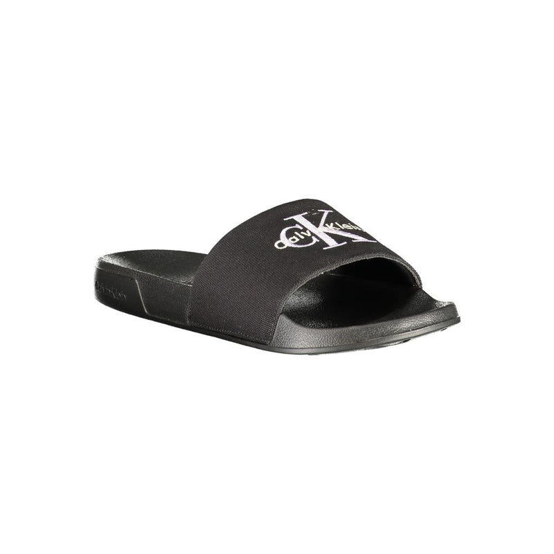 Mules Calvin Klein Nero en polyuréthane pour femme