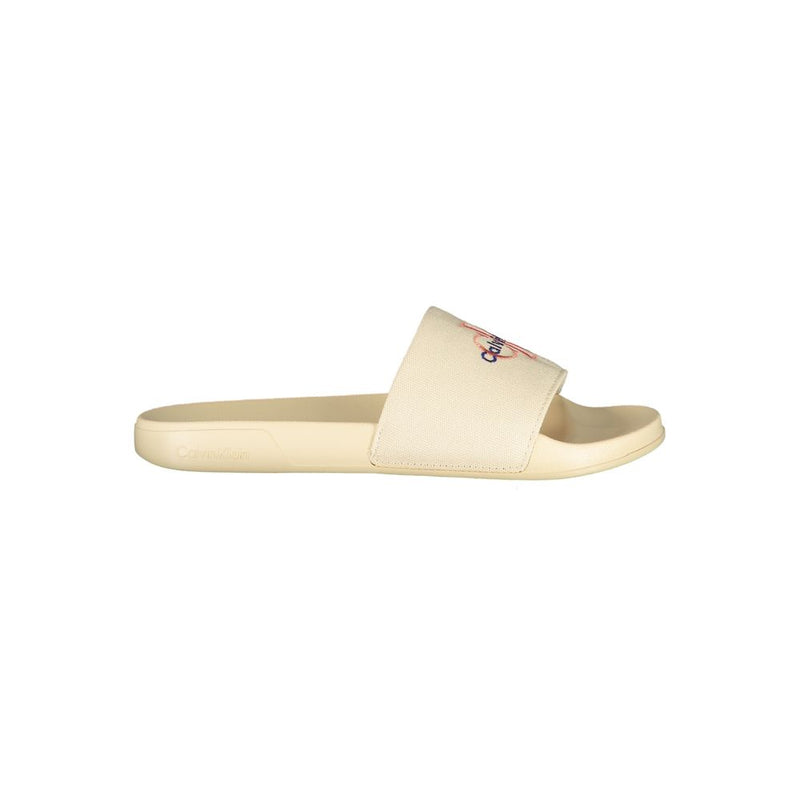Chaussure femme Calvin Klein en polyester beige
