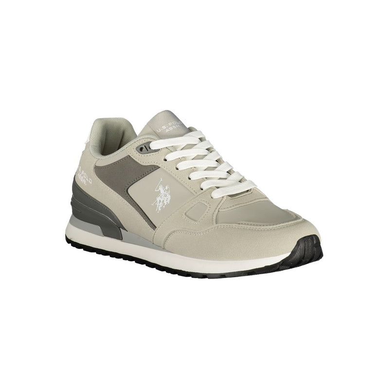 U.S. POLO ASSN. Baskets grises en polyuréthane pour homme