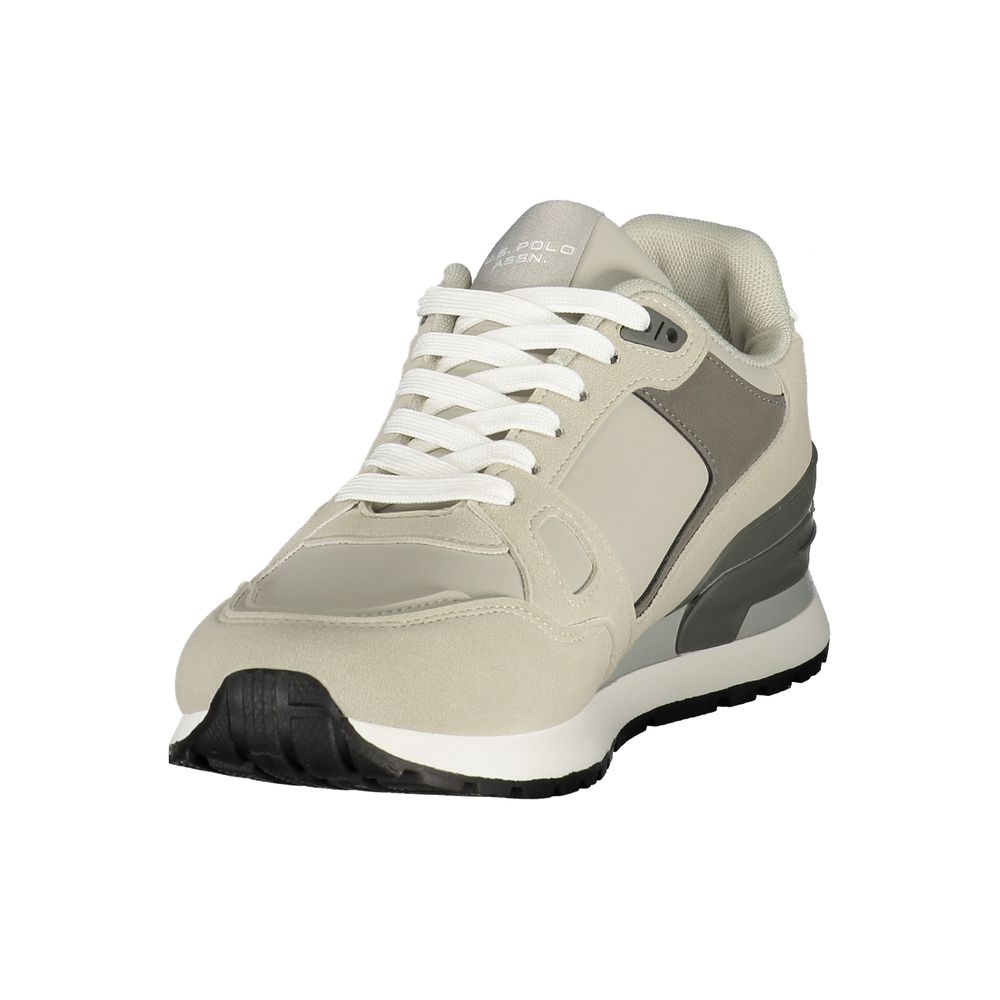 U.S. POLO ASSN. Baskets grises en polyuréthane pour homme
