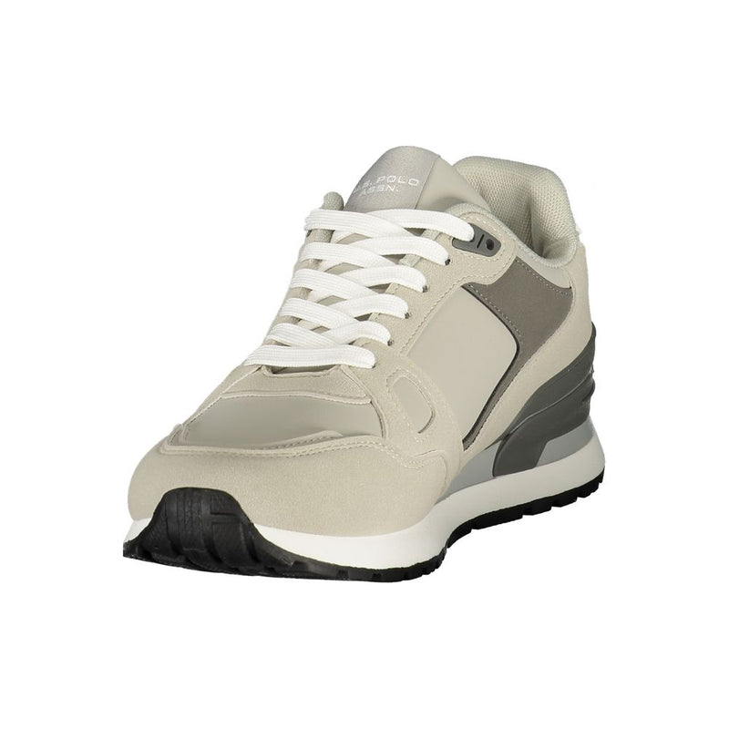 U.S. POLO ASSN. Baskets grises en polyuréthane pour homme