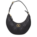 Sac à bandoulière en cuir noir Valentino Garavani