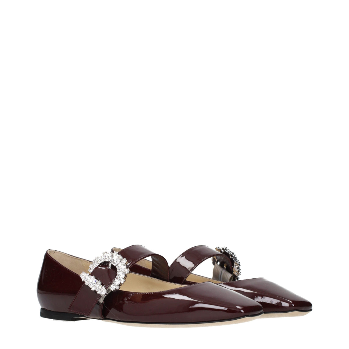 Ballerines Jimmy Choo en cuir rouge