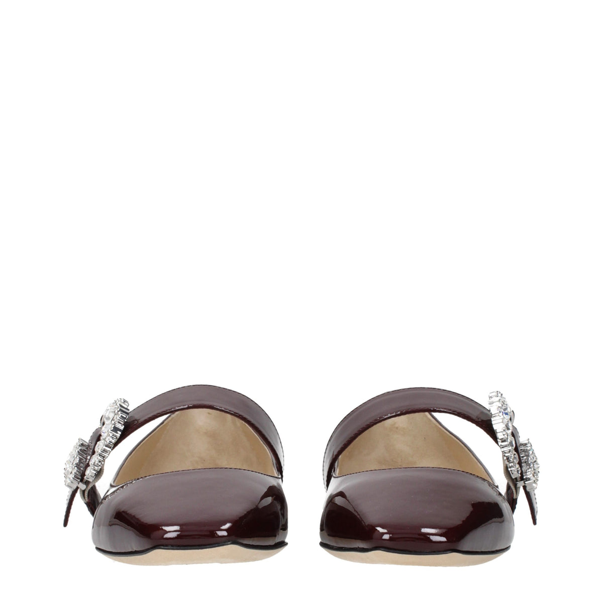 Ballerines Jimmy Choo en cuir rouge