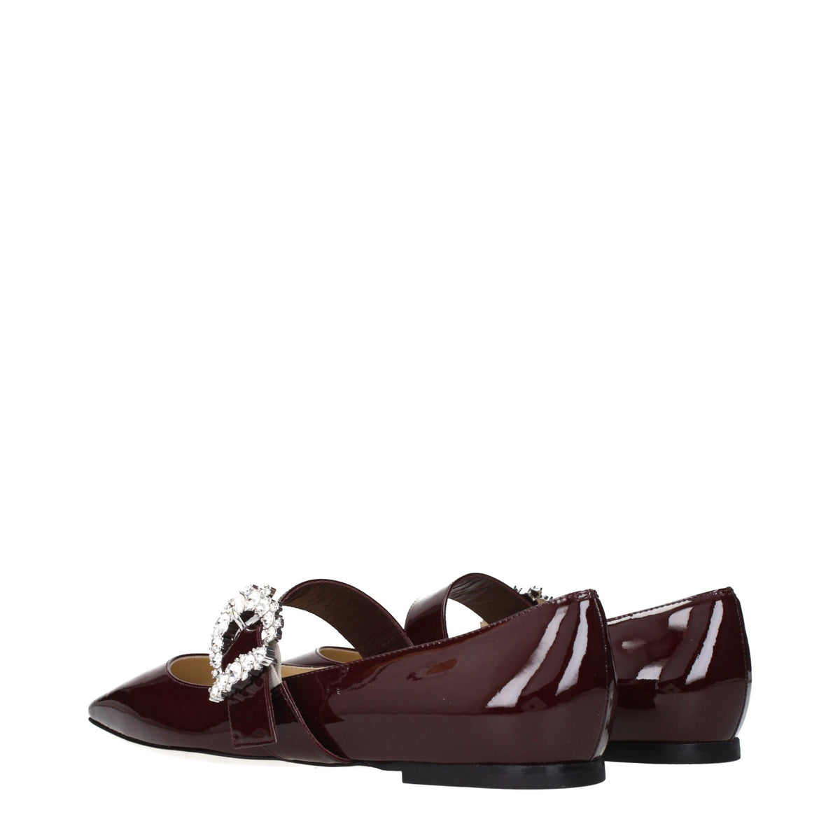 Ballerines Jimmy Choo en cuir rouge